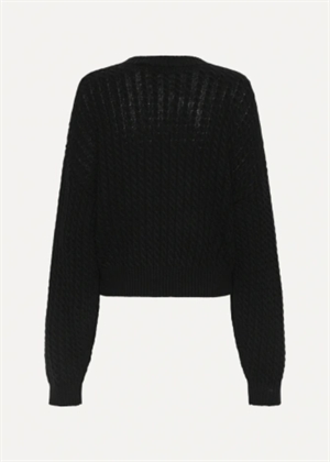 Salita cable sweater Black ROTATE